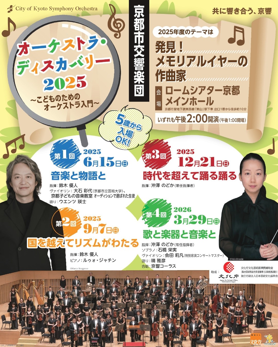 オーケストラ・ディスカバリー2025 「発見！メモリアルイヤーの作曲家」
第2回 国を越えてリズムがわたる